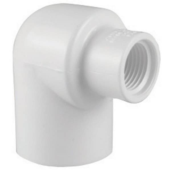 Charlotte Pipe And Foundry PVC 02301 3000 1 x 075 in 90 Degree Reducing Slip Elbow 42746 - main